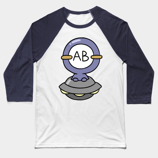 AB bloodtype Baseball T-Shirt by Oricca